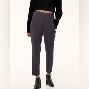 Aritzia Wilfred Darontal Pants- Wool Cashmere Cropped Pant